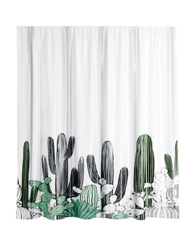 Штора для ванны WasserKRAFT Dinkel 180х200 SC-46101 Кактусы