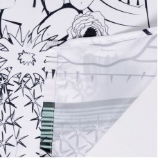 Штора для ванны WasserKRAFT Dinkel 180х200 SC-46101 Кактусы