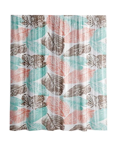 Штора для ванны WasserKRAFT Ammer 180х200 SC-70101 Цветные листья