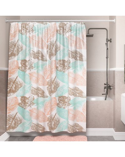 Штора для ванны WasserKRAFT Ammer 180х200 SC-70101 Цветные листья
