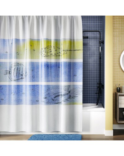 Штора для ванны WasserKRAFT Inn 180х200 SC-43101 Море