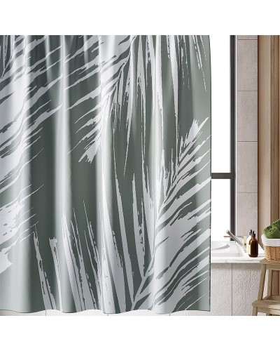 Штора для ванны WasserKRAFT Lopau 180х200 SC-60101 Зеленая