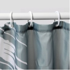 Штора для ванны WasserKRAFT Lopau 180х200 SC-60101 Зеленая