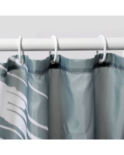 Штора для ванны WasserKRAFT Lopau 180х200 SC-60101 Зеленая