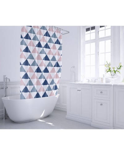 Шторка для ванны Fixsen Simple FX-1504 Мультиколор