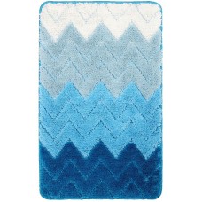 Коврик для ванной комнаты Fixsen Deep 50x80 FX-5003C Голубой