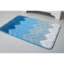 Коврик для ванной комнаты Fixsen Deep 50x80 FX-5003C Голубой