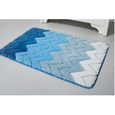 Коврик для ванной комнаты Fixsen Deep 50x80 FX-5003C Голубой
