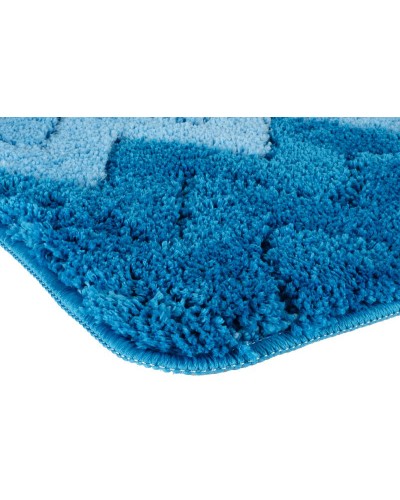 Коврик для ванной комнаты Fixsen Deep 50x80 FX-5003C Голубой