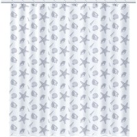 Шторка для ванны Fixsen Laguna FX-1501A Серая