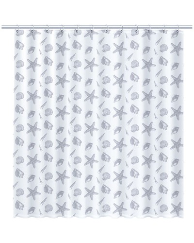 Шторка для ванны Fixsen Laguna FX-1501A Серая