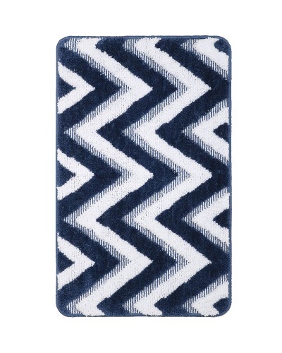 Коврик для ванной комнаты Fixsen River 800х500 FX-5004M Темно-синий