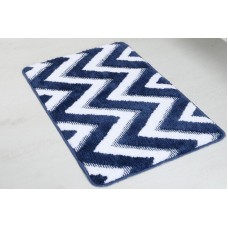 Коврик для ванной комнаты Fixsen River 800х500 FX-5004M Темно-синий