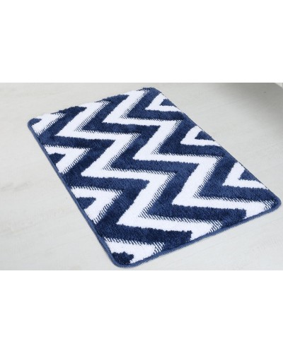 Коврик для ванной комнаты Fixsen River 800х500 FX-5004M Темно-синий