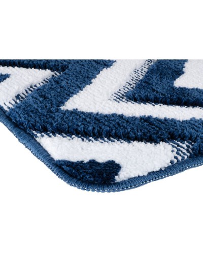 Коврик для ванной комнаты Fixsen River 800х500 FX-5004M Темно-синий