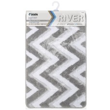 Коврик для ванной комнаты Fixsen River 800х500 FX-5004K Серый