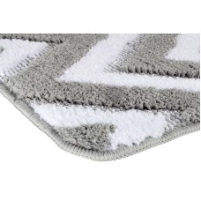 Коврик для ванной комнаты Fixsen River 800х500 FX-5004K Серый