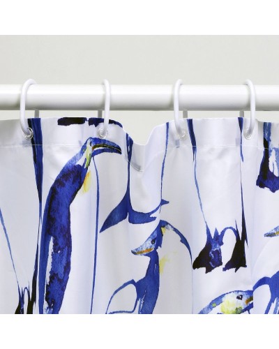 Штора для ванны WasserKRAFT Berkel 180х200 SC-49101 Пингвины