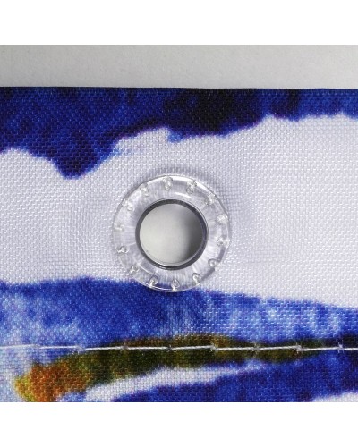 Штора для ванны WasserKRAFT Berkel 180х200 SC-49101 Пингвины