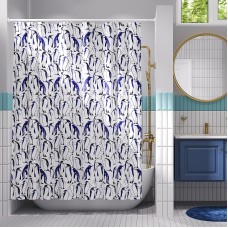 Штора для ванны WasserKRAFT Berkel 180х200 SC-49101 Пингвины