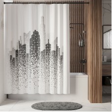 Штора для ванны WasserKRAFT Leine 180х200 SC-38101 Белая