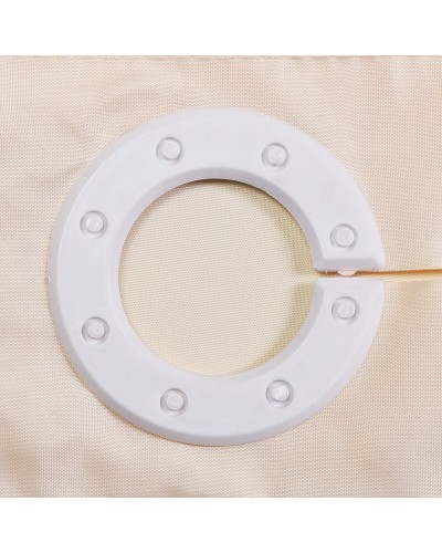 Штора для ванны WasserKRAFT Vils 200х200 SC-10102 Бежевая