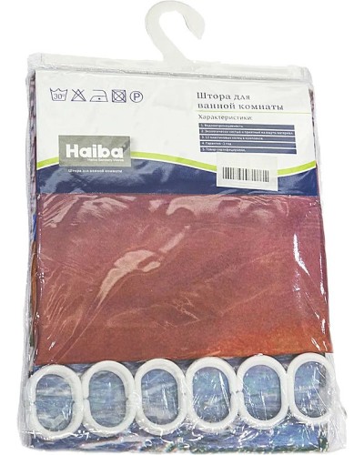 Штора для ванны Haiba HB74061 Море