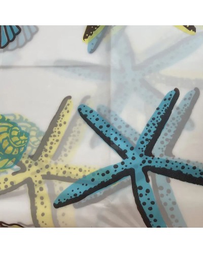 Штора для ванны Haiba HB75061 Морские звезды