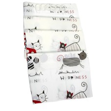 Штора для ванны Haiba HB75062 Коты