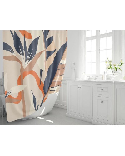 Шторка для ванны Fixsen Terra FX-2520 200х180 Бежевая