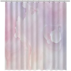 Шторка для ванны Fixsen Lady FX-2517 200х180 Розовая