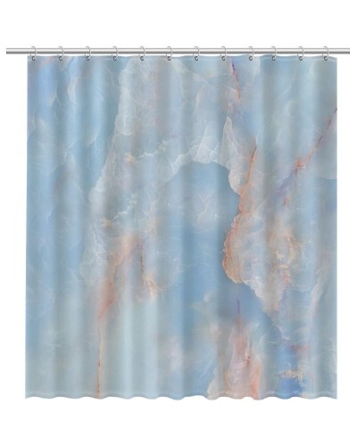 Шторка для ванны Fixsen Onyx FX-2516 200х180 Голубая