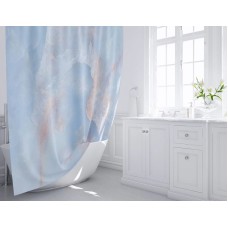 Шторка для ванны Fixsen Onyx FX-2516 200х180 Голубая