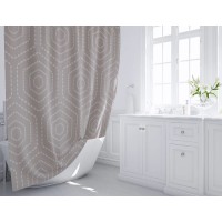 Шторка для ванны Fixsen Actual FX-1512 200х180 Бежевая