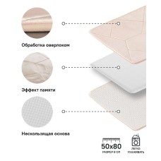 Коврик для ванной комнаты Iddis Basic 50х80 B23P580i12 Розовый