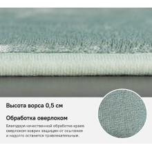 Коврик для ванной комнаты Iddis Basic 50х80 B22P580i12 Зеленый