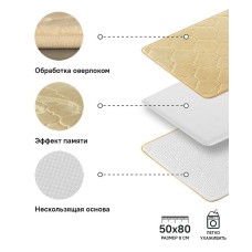 Коврик для ванной комнаты Iddis Basic 50х80 B21P580i12 Желтый