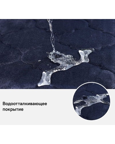 Коврик для ванной комнаты Iddis Basic 50х80 B20P580i12 Темно-синий