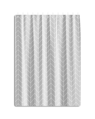 Штора для ванны Haiba 180х180 HB75004 Серая с узором