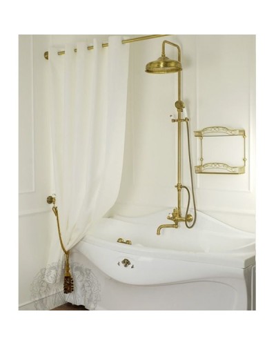 Штора для ванны Migliore 180x200 25524 Белая