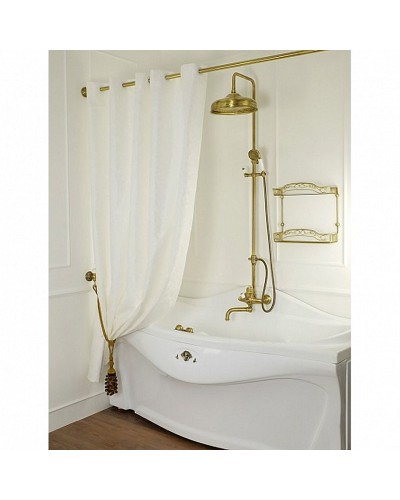 Штора для ванны Migliore 180x200 25514 Белая