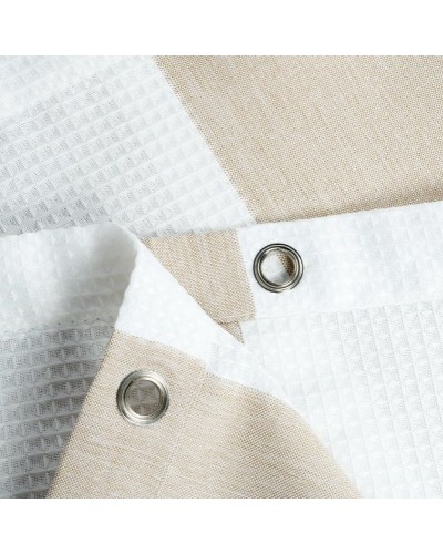 Штора для ванны Fixsen Vafel 180х200 FX-5020A Бежевая