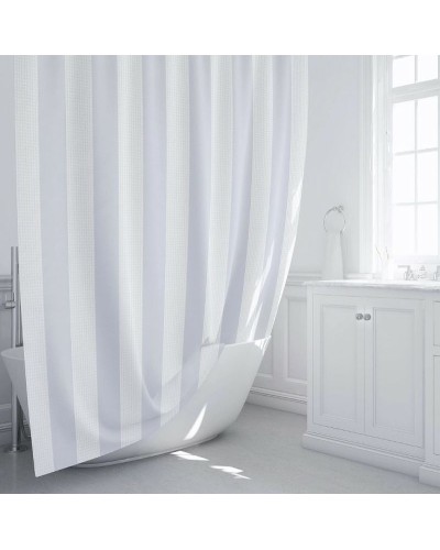 Штора для ванны Fixsen Vafel 180х200 FX-5020K Серая