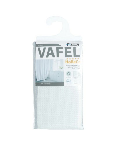 Штора для ванны Fixsen Vafel 180х200 FX-5020K Серая