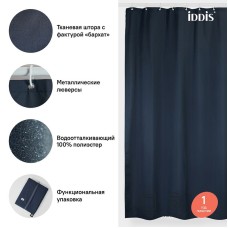 Штора для ванны Iddis Basic 180х200 B69P218i11 Синяя