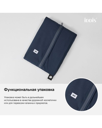 Штора для ванны Iddis Basic 180х200 B69P218i11 Синяя