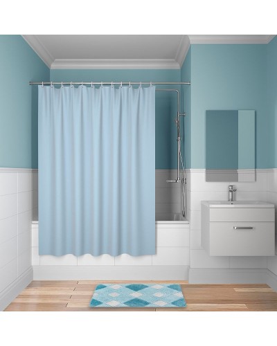 Штора для ванны Iddis Basic 180х200 B70P218i11 Голубая