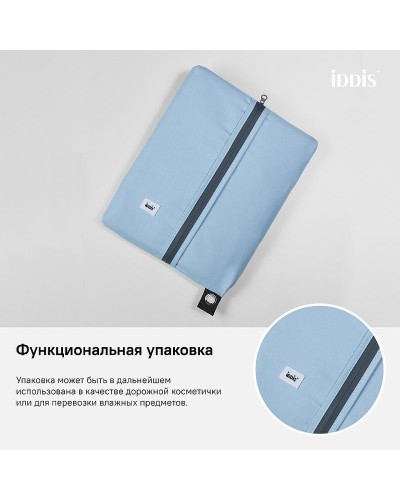 Штора для ванны Iddis Basic 180х200 B70P218i11 Голубая