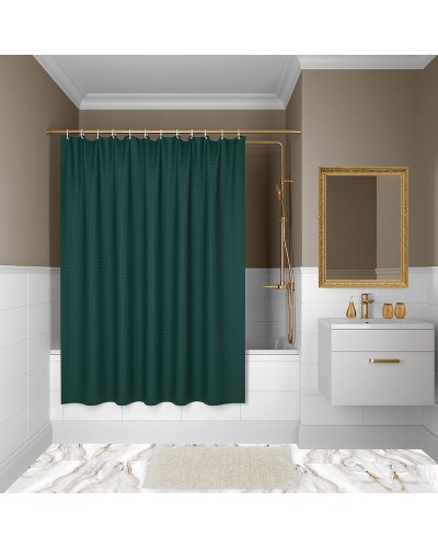 Штора для ванны Iddis Decor 180х200 D29P218i11 Зеленая