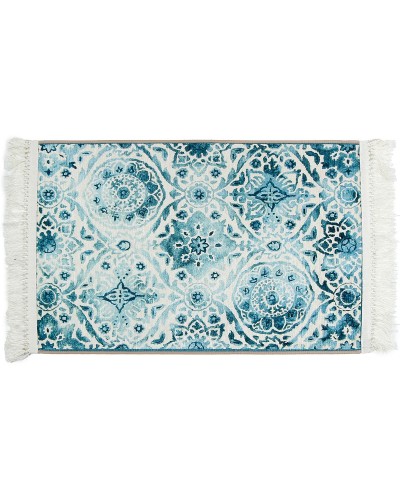 Коврик для ванной комнаты Fixsen Vintage 80x50 FX-7000T Бирюзовый